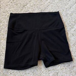 Girls all in motion black biker shorts sz L